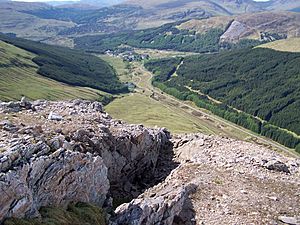 Lead mine on Beinn Odhar