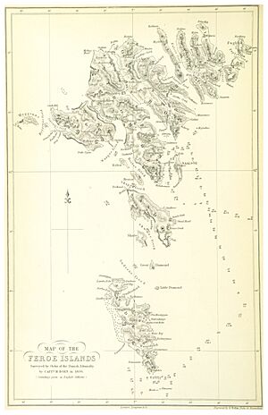 MAP OF THE FAROE ISLANDS