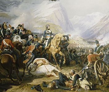 Napoleon at the Battle of Rivoli