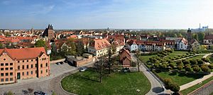 View over old town