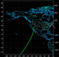 STS117 LongRangeGroundTrack Orbit219