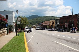 Savannah Street in downtown Clayton