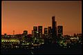 Seattle skyline at sunset, circa 1983