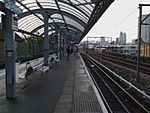 Shadwell DLR stn look west