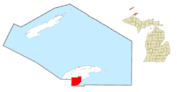 Location in Keweenaw County