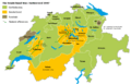 Sonderbund War Map English