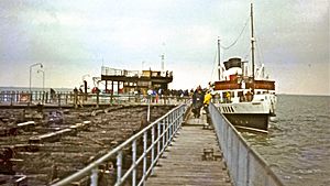 Southend pier and PS Waverley