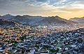 Sunset over the Mingora City, Swat Valley, Pakistan