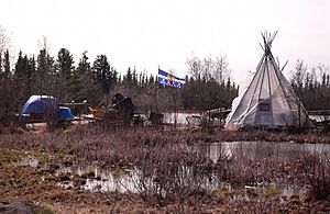 Teepee rae-edzo GreatSlaveLake