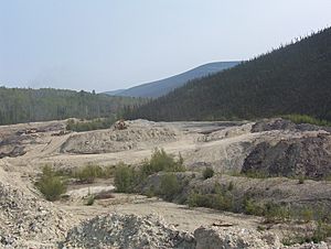 Today`s gold mining at Klondike