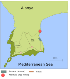 Alanya map