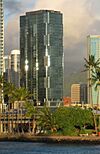 Anaha Condo Tower from Kaka'ako Waterfront Park, Honolulu.jpg