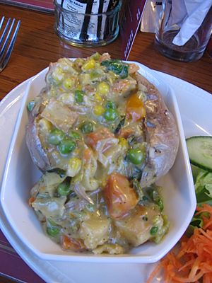 Baked potato, UK