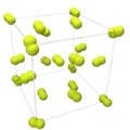 Beta-fluorine crystal structure