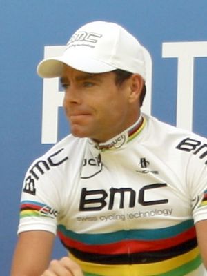 Cadel Evans Tour 2010 team presentation (cropped)