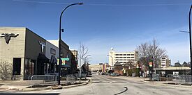 Downtown viewed from 2nd street