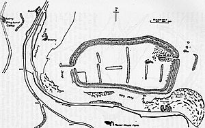 Dolebury Camp Somerset Map