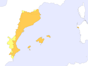 Extensió de la llengua catalana als Països Catalans