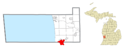 Location within Ottawa County