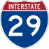 Interstate 29 marker