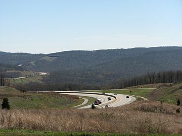 I-540 near Winslow, Arkansas