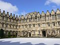 Jesus College second quad snow