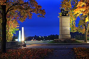 Mälestusmärk " Rootsi lõvi" Narvas