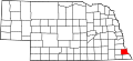 State map highlighting Nemaha County