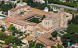 Monestir de Pedralbes. Aèria