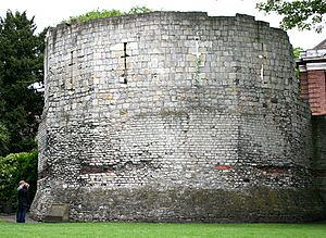 Multangular tower