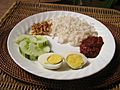 Nasi lemak basic