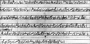 Original Cherokee Syllabary