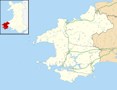 Johnston is located in Pembrokeshire
