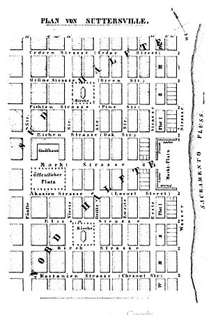 Map of Sutterville