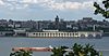 Riverbank State Park as seen from across the Hudson River.