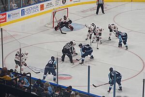 Rockford IceHogs vs. Milwaukee Admirals April 2023 50 (face-off)