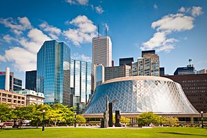 Shiny buildings in Toronto