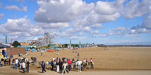 Skegness beach