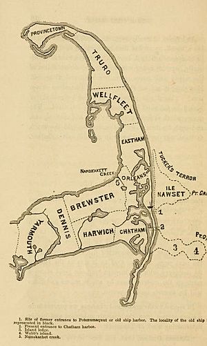 Sparrow-Hawk wreck site map