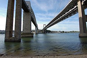 Tamar bridges from below - geograph.org.uk - 718028