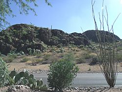 Tempe-Double Butte Cemetery-1888-Double Butte Mountain