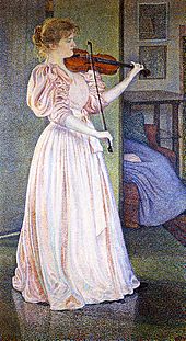 Theo Van Rysselberghe portrait-of-irma-sethe-1894