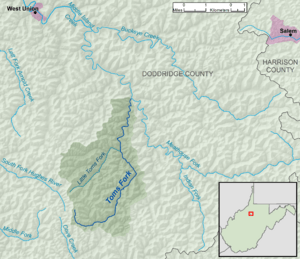 Toms Fork WV map.png