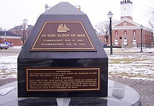 USS Vincennes (1826) monument