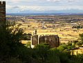 Vue des remparts du château