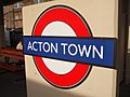 Acton Town stn roundel