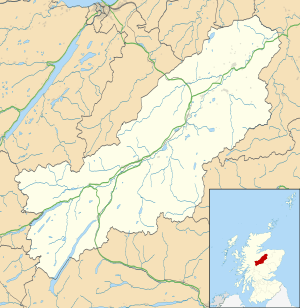 Ruthven Barracks is located in Badenoch and Strathspey