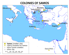 Colonies of Samos