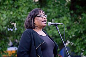 Diane Abbot Corbyn leadership rally August 2016