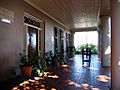 Edmondston-Alston House balcony with bench